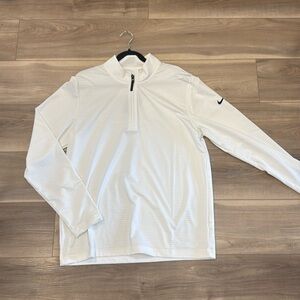 Nike Golf Dri-Fit Pullover - White - Large